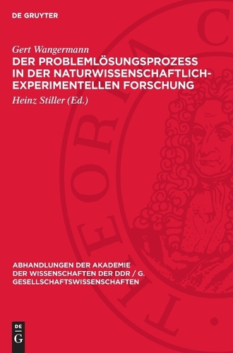 Der Problemlösungsprozeß in Der Naturwissenschaftlich-Experimentellen Forschung