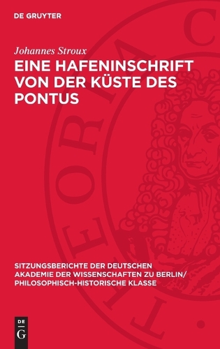 Eine Hafeninschrift Von Der Küste Des Pontus