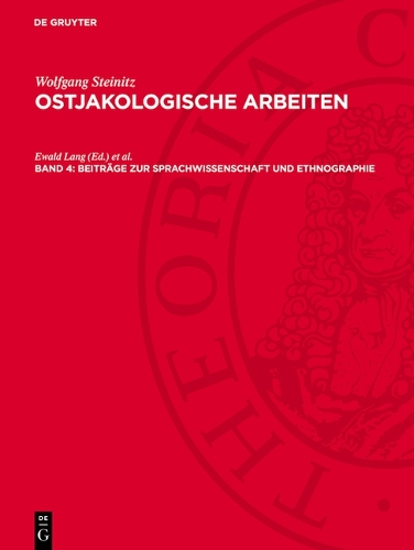 Beiträge Zur Sprachwissenschaft Und Ethnographie