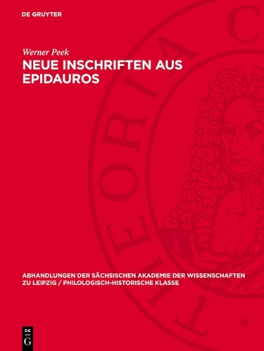 Neue Inschriften Aus Epidauros