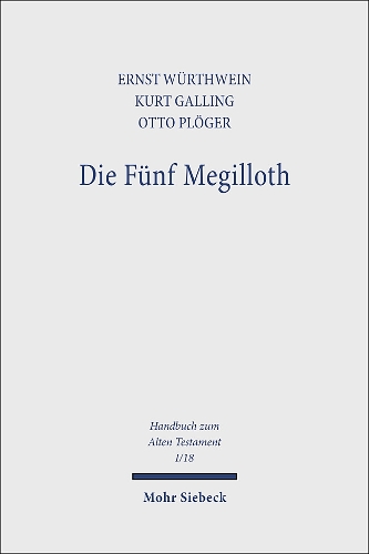Die Fünf Megilloth