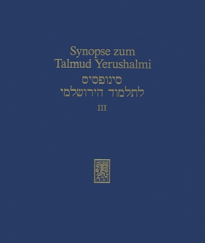 Synopse zum Talmud Yerushalmi