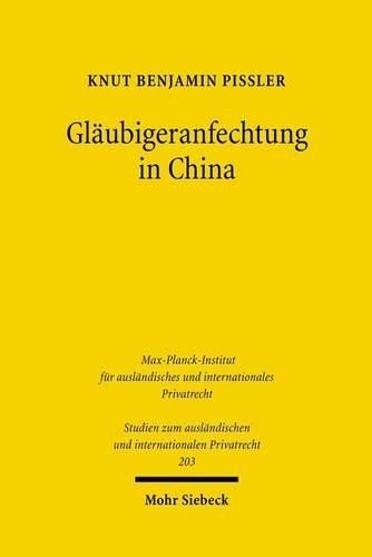 Gläubigeranfechtung in China