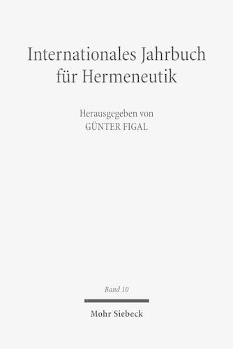 Internationales Jahrbuch für Hermeneutik