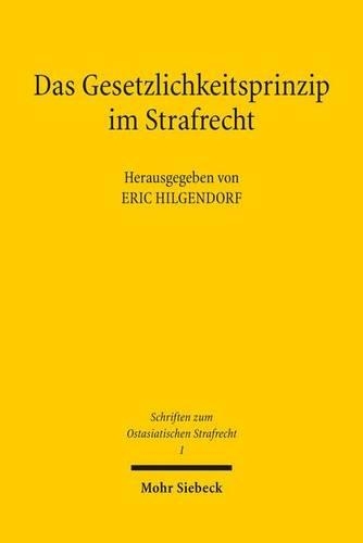 Das Gesetzlichkeitsprinzip im Strafrecht