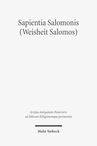 Sapientia Salomonis (Weisheit Salomos) XXVII