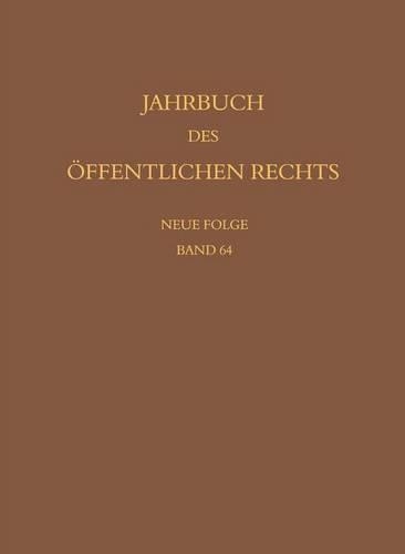 Jahrbuch des öffentlichen Rechts der Gegenwart. Neue Folge