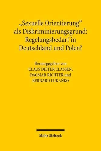 "Sexuelle Orientierung" als Diskriminierungsgrund: Regelungsbedarf in Deutschland und Polen?