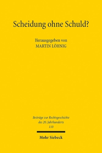 Scheidung ohne Schuld?