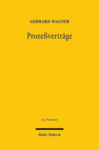 Prozeßverträge