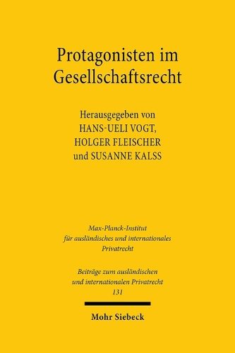 Protagonisten im Gesellschaftsrecht