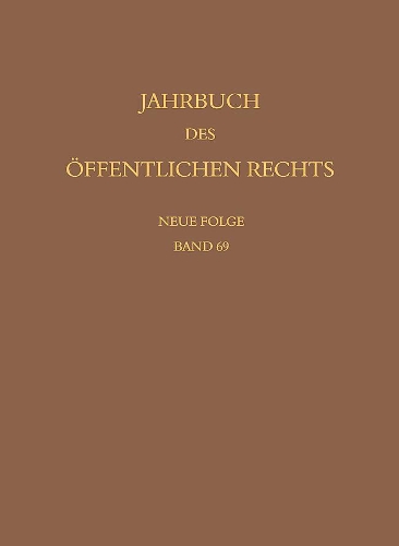 Jahrbuch des öffentlichen Rechts der Gegenwart. Neue Folge