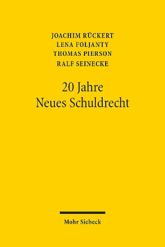 20 Jahre Neues Schuldrecht