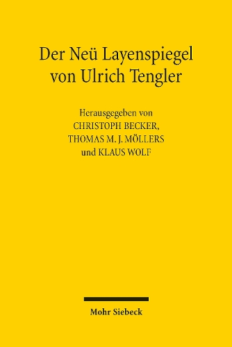 Der Neü Layenspiegel von Ulrich Tengler