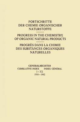 Generalregister / Cumulative Index / Index Général I–XX (1938–1962)