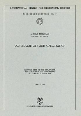 Controllability and Optimization