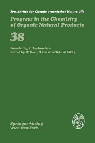 Fortschritte der Chemie Organischer Naturstoffe / Progress in the Chemistry of Organic Natural Products
