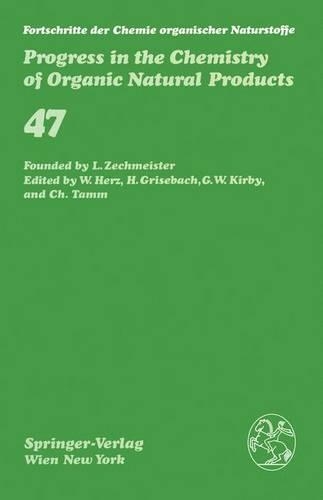 Fortschritte der Chemie Organischer Naturstoffe / Progress in the Chemistry of Organic Natural Products