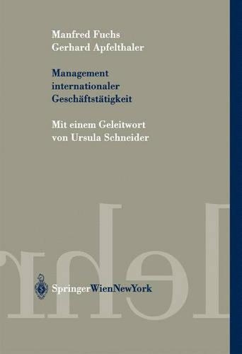 Management Internationaler Geschaftstatigkeit