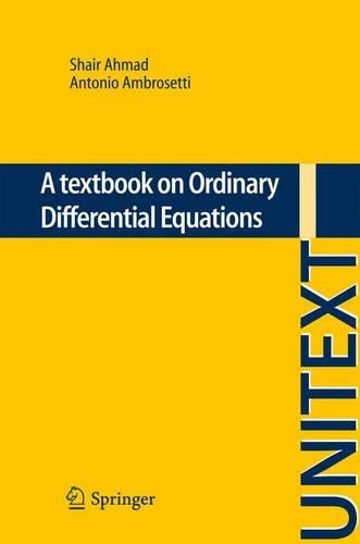 A Textbook on Ordinary Differential Equations