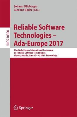 Reliable Software Technologies – Ada-Europe 2017