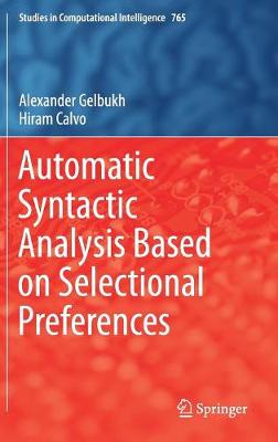 Automatic Syntactic Analysis Based on Selectional Preferences