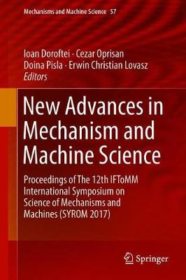 New Advances in Mechanism and Machine Science
