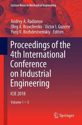Proceedings of the 4th International Conference on Industrial Engineering