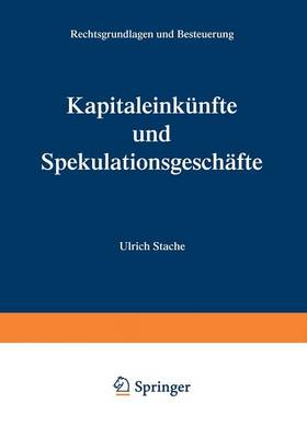 Kapitaleinkunfte Und Spekulationsgeschafte