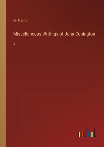 Miscellaneous Writings of John Conington