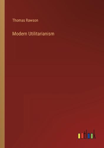 Modern Utilitarianism