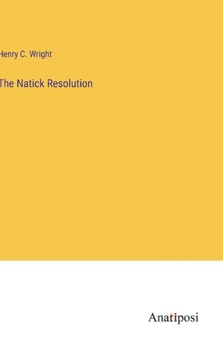 The Natick Resolution