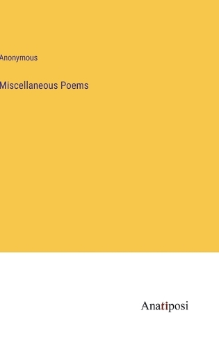 Miscellaneous Poems