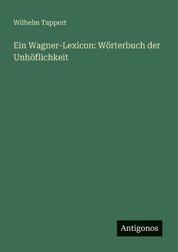 Ein Wagner-Lexicon