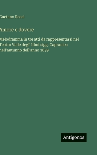 Amore e dovere