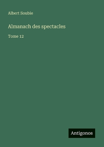 Almanach des spectacles