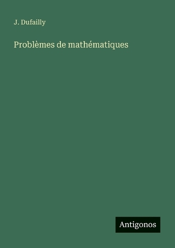 Problèmes de mathématiques