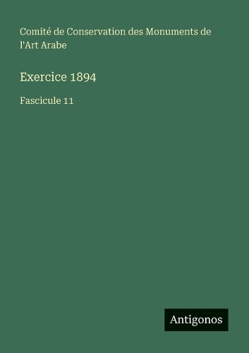 Exercice 1894