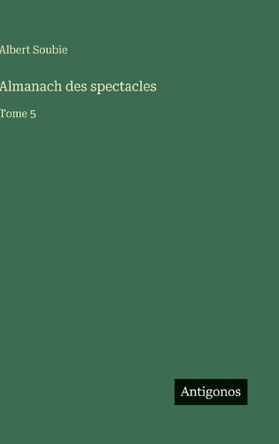 Almanach des spectacles