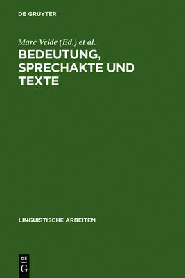 Bedeutung, Sprechakte Und Texte