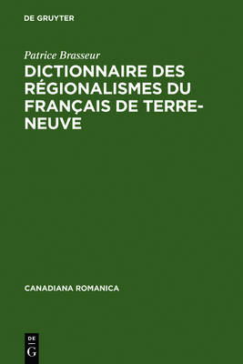 Dictionnaire des régionalismes du français de Terre-Neuve