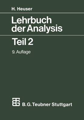 Lehrbuch der Analysis