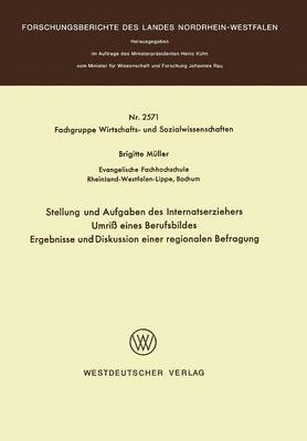 Stellung und Aufgaben des Internatserziehers