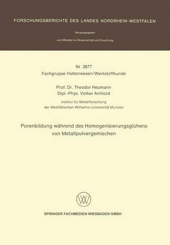 Porenbildung während des Homogenisierungsglühens von Metallpulvergemischen