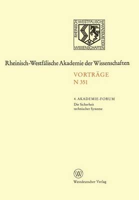 Die Sicherheit technischer Systeme