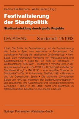 Festivalisierung der Stadtpolitik