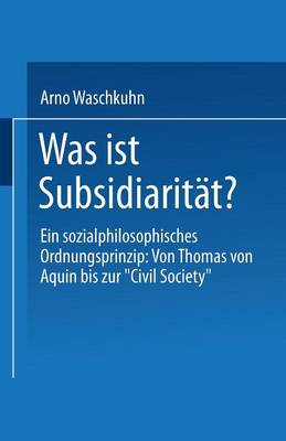 Was ist Subsidiarität?