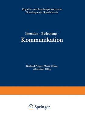 Intention — Bedeutung — Kommunikation
