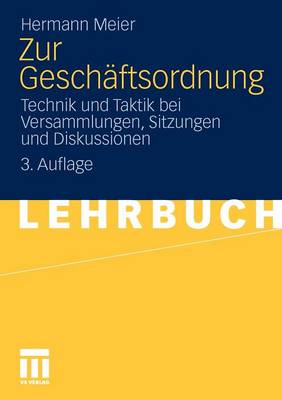 Zur Geschäftsordnung