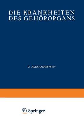 Die Krankheiten des Gehörorgans